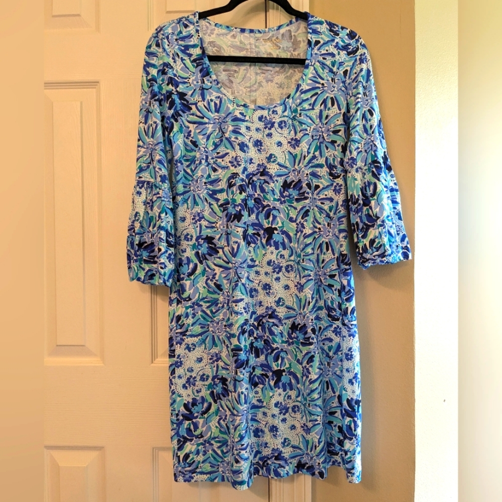 Lilly Pulitzer Carlisle Dress in Iris Blue